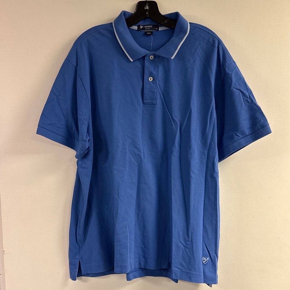 NWT Cremieux Classics Blue Golf Polo Short Sleeve Short Size XXL Big & Tall